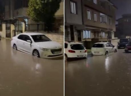 Bursa'da Şiddetli Sağanak Yağış Hayatı Olumsuz Etkiledi